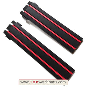 rubber band strap for Tissot T-Race MotoGP Chronograph Men's watch T092.427 - topwatchparts.com