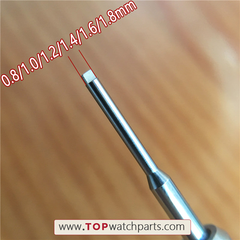 0.8mm-1.8mm Right angle watch screwdriver for Rolex / Tudor watchband screw tube(perfect fit) - topwatchparts.com